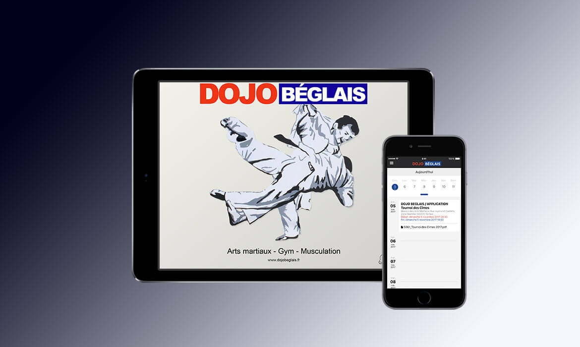 Application mobile Dojo Béglais