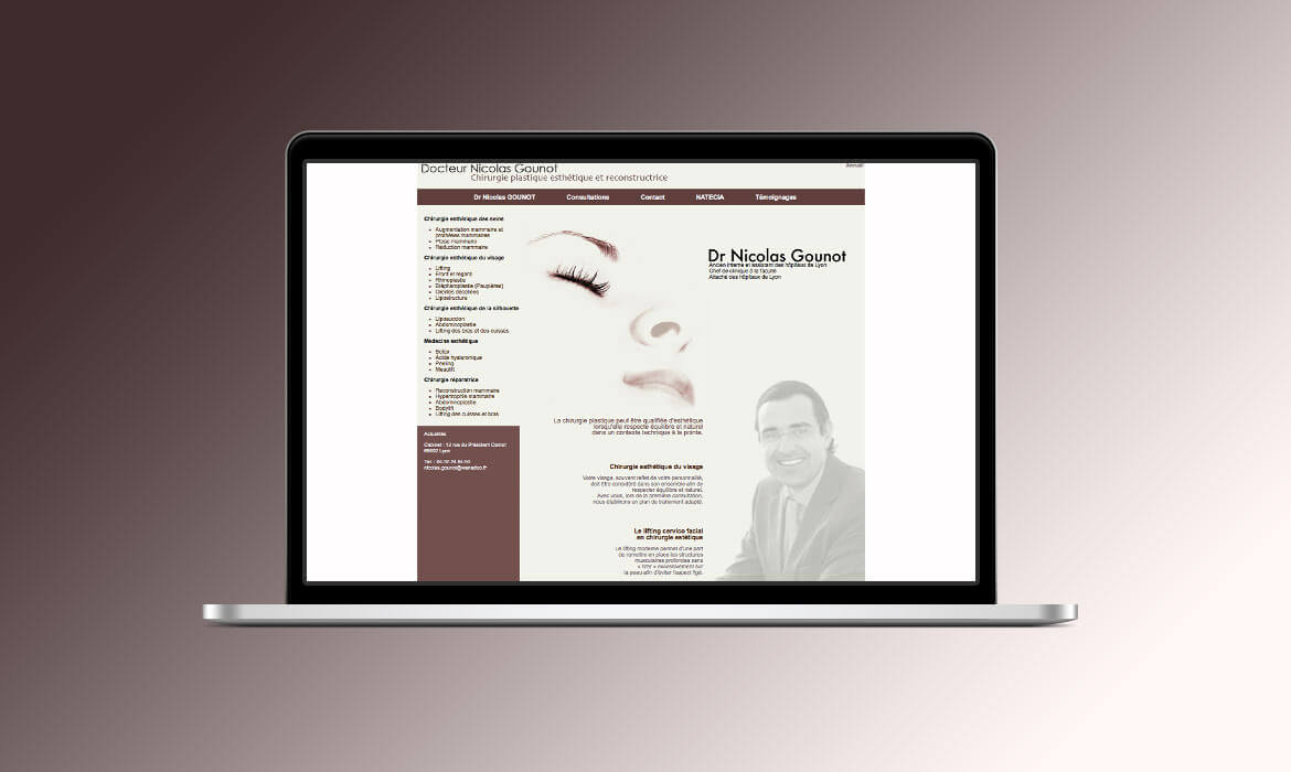 Site internet du Dr Nicolas GOUNOT